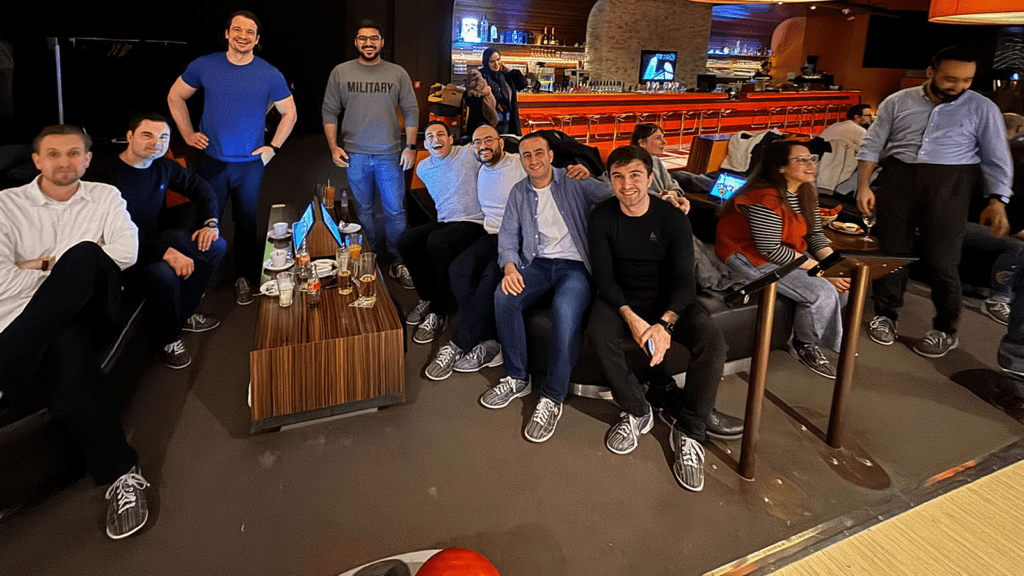 A bowling night in Berlin during Level Up Week