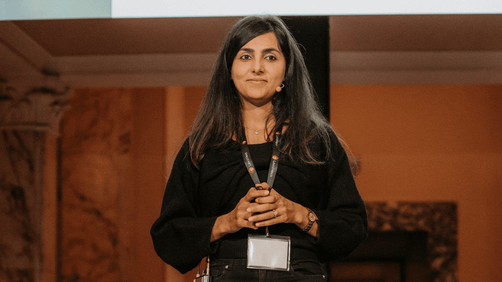 Ruchika Mendiratta of Boston Consulting Group presenting at the Patentsight+ Summit in Wiesbaden, Germany, June 2024